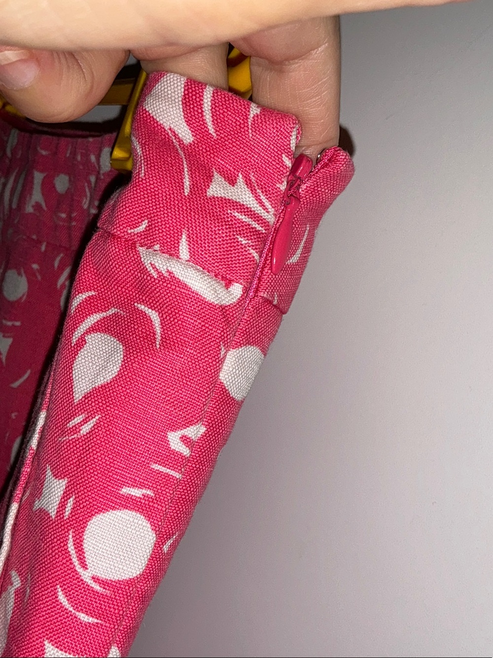 Boden Raspberry Spot-Print Pencil Skirt - Picture 3 of 6